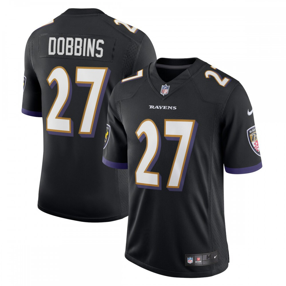 J.K. Dobbins Baltimore Ravens Nike Vapor Limited Jersey - Black-Profan Arena